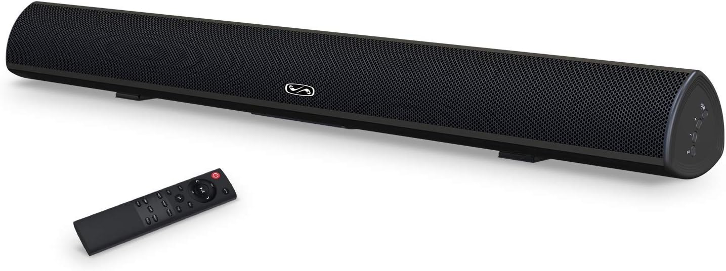MEGACRA S8520 80 Watt Surround Sound System TV Soundbar (IR Learning Remote, 3 Audio Mode,6 Speaker Driver, 34 inch, Wireless Wired Connections) (Renewed