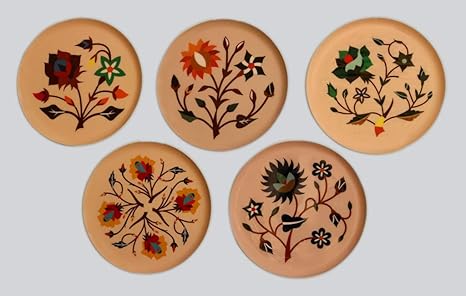 Buy Limra Home Decorative Wall Plates Set Of 5 Plates 8 Inc