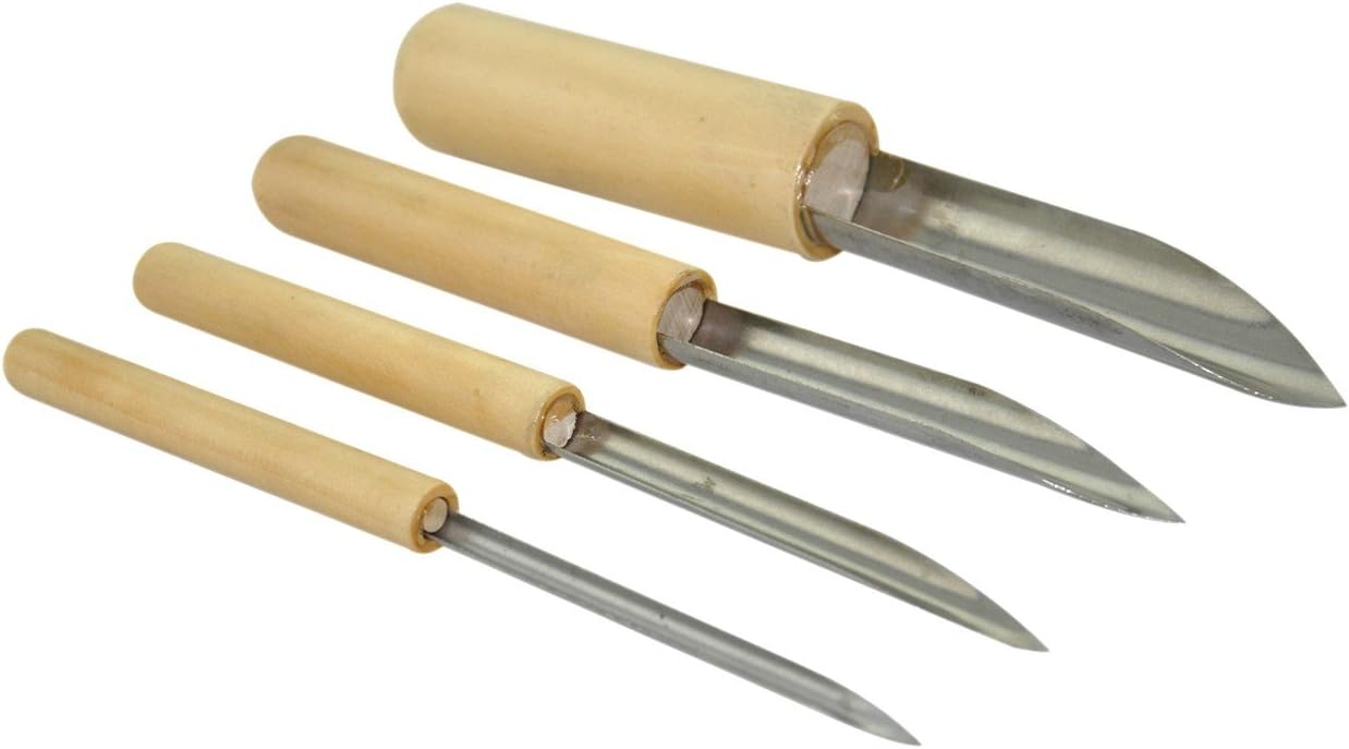 YazyCraft Clay Hole Cutter and Shapers Set of 4