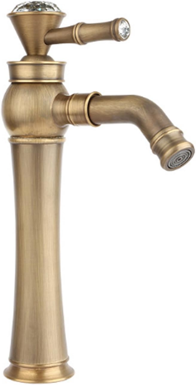 Antique Bronze Finish Messingbecken Waschbecken Wasserhahn Einzigen