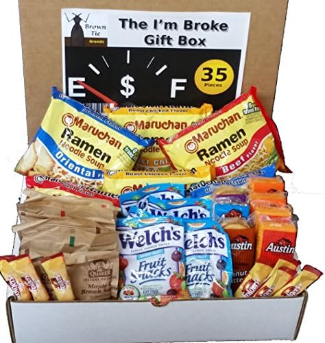 The I'm Broke -College, Student, Military, Office or Gag Gift Box (35 Count)