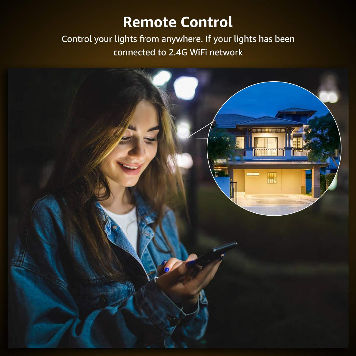 LE LampUX Ampoule Connectée Wifi E27, Blanc Chaud 2700K, 850lm, 9W, Equivalent a 60W, Dimmable, Compatible avec Alexa et Google Home, Pas Hub Requis, Lot de 2