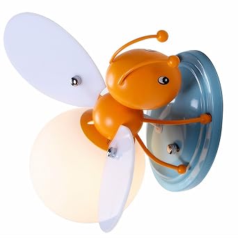 Iacon Kinder Wandleuchter E27 Bienen Kreative Karikatur