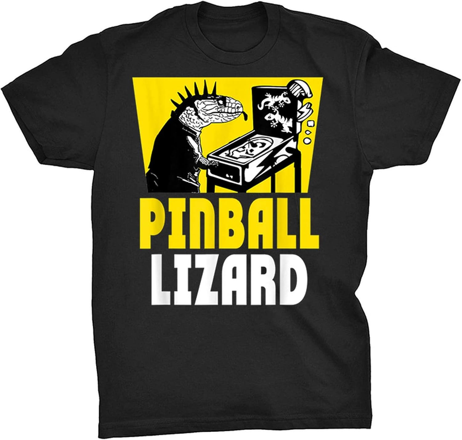 Pinball Lizard Shirt Pinball Arcade Classic tee Shirts681402 T Shirt For Men and Women