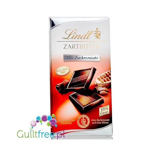 Lindt bittersweet chocolate without added sugar (4 x 100 g
