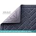 Premium Cat Litter Mat Trapper, Traps Litter from Box and Paws, Scatter Control for Litter Box, Soft on Sensitive Kitty Paws, Easy to Clean, Durable - Set of 2, Standard Grey