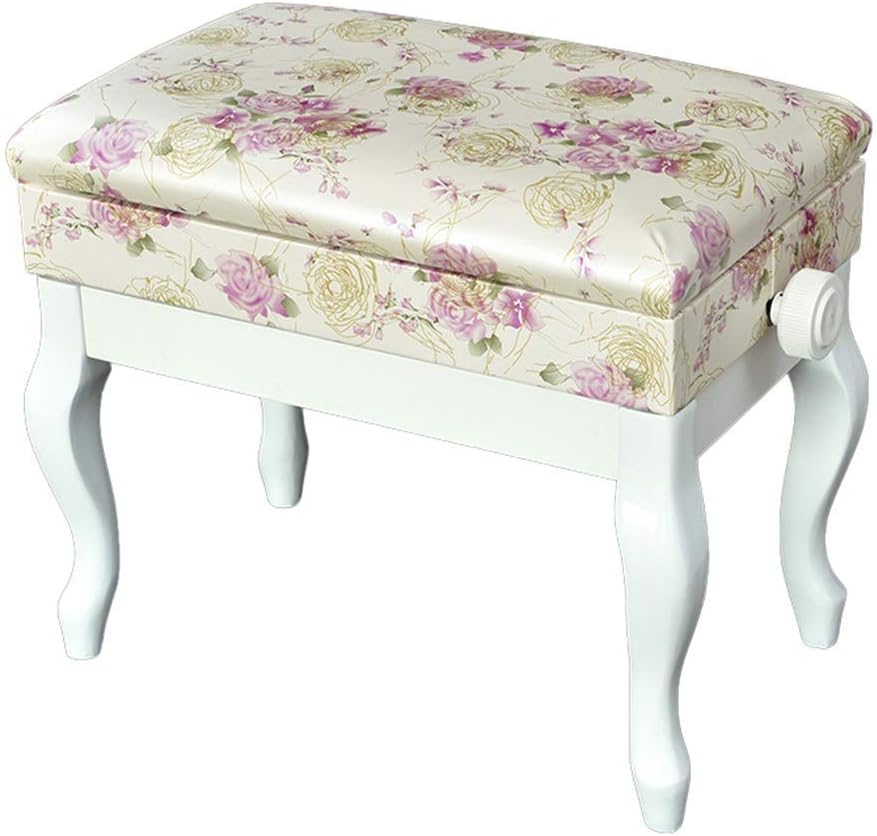 Decoración de muebles Taburete de piano Estantería impresa Taburete de