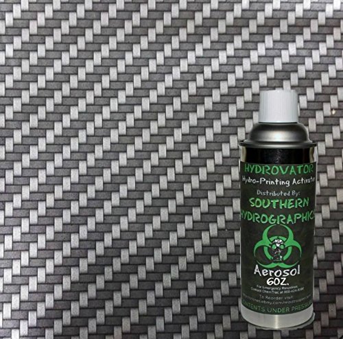 Hydrographic Film - Water Transfer Printing - Hydro Dipping - 6oz. Activator with Carbon Fiber 6 Kit