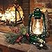 V&O 310-80041 Supreme Brass Trim Oil Lantern, Green