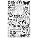 Botanical Remnant Rubs by Tim Holtz Idea-ology, 5 x 7 Inch, 2 Sheets, Black/White, TH93119