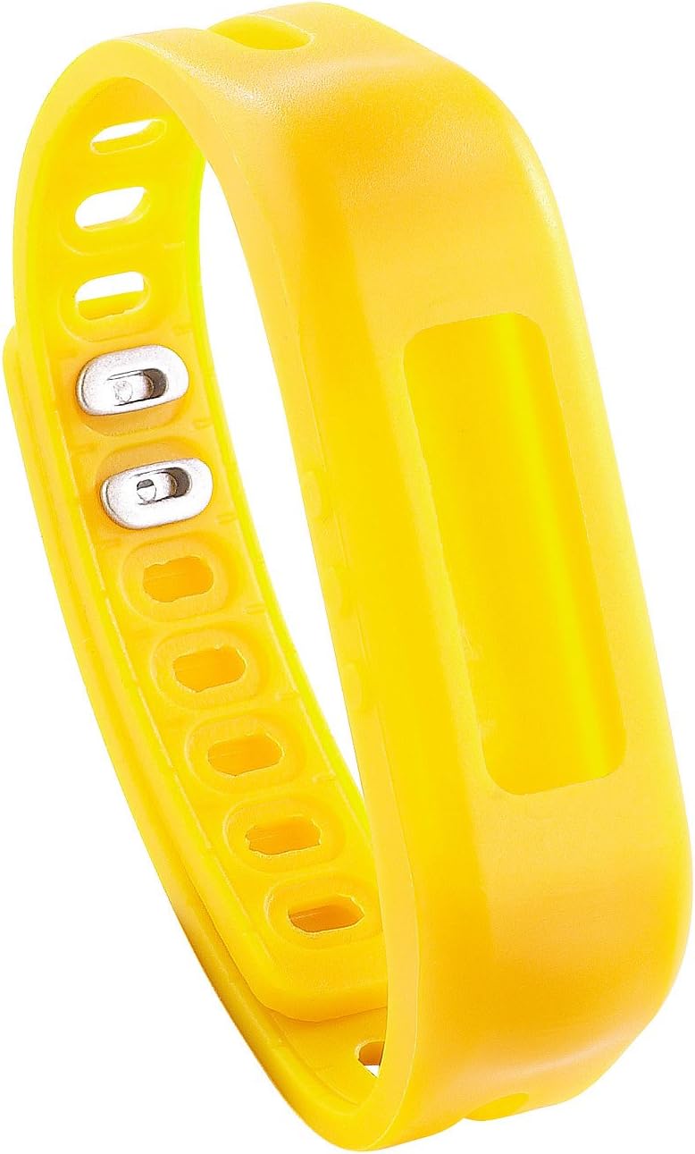 Newgen Medicals Activity Monitor: Removable Armband for Fitness Tracker FBT 30 V2 – Yellow (Pedometer)