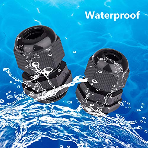 4 Plastic+Waterproof+Adjustable+Glands+Protectors