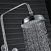 Senlesen Bathroom 8-Inch Rainfall Shower Faucet System Wall Mounted Dual Cross Handle Bathtub Shower Mixer Tap with Handheld Spray Chrome