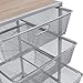 Giantex Mesh Storage Basket 4 Drawer Multifunction Utility Heavy Duty Storage Organizer, for Kitchen and Bathroom Organization