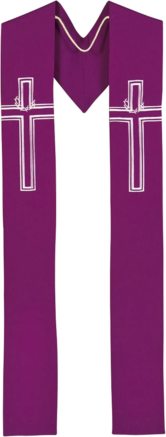 Faithful Gifts Crown of Thorns - Purple Clergy Stole: Toys & Games