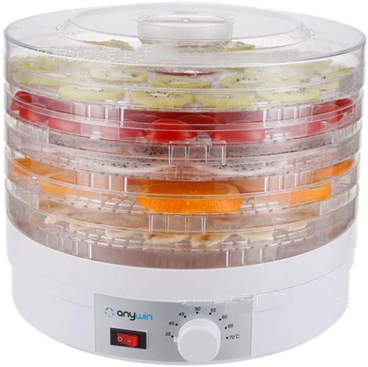 5 Tray Shelf Fruit Dryer Machine Food Preserver Dehydrator Digital