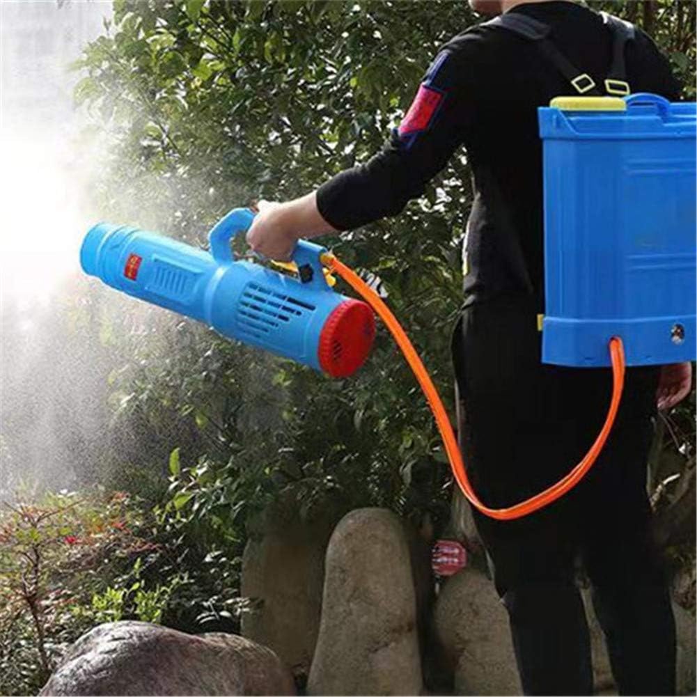 MOFENGWU Portable Sprayer, Water Mist Particles Spraying Machine,Intelligent Electric ULV Fogger Suitable for Indoor and Outdoor Public Places Disinfection,Blue