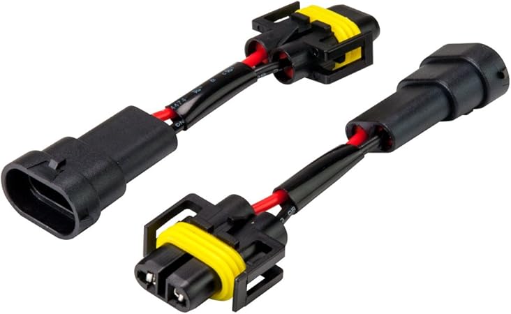 Amazon Autosite 極性 反転 配線 H8 H9 H11 H16 2個set 逆極性接続時 無加工取付用 コネクター 補修 オートサイト Diy 35w 55w Hid Led ライト用リレーハーネス 車 バイク