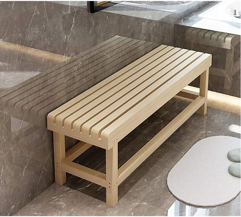 HDHXDS Change shoe bench Bench Rest stool Park bench Sauna stool Dressing room stool Long bench Bed end stool Promenade stool Shoe rack For dining table sofa Gym bedroom (Size : 80 * 35 * 40cm)
