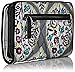 Vera Bradley Women's Cotton Turnlock Wallet With RFID Protection, Heritage Leaf, One Size