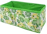 Pooqdo Newest Makeup Cosmetic Storage Box Bag Bright Organiser Foldable Makeup Stationary Container (Green)