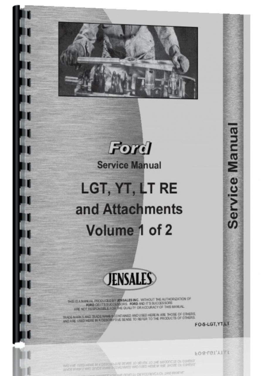 Amazon.com: Ford LGT Lawn and Garden Tractor Service Manual: Home  Improvement