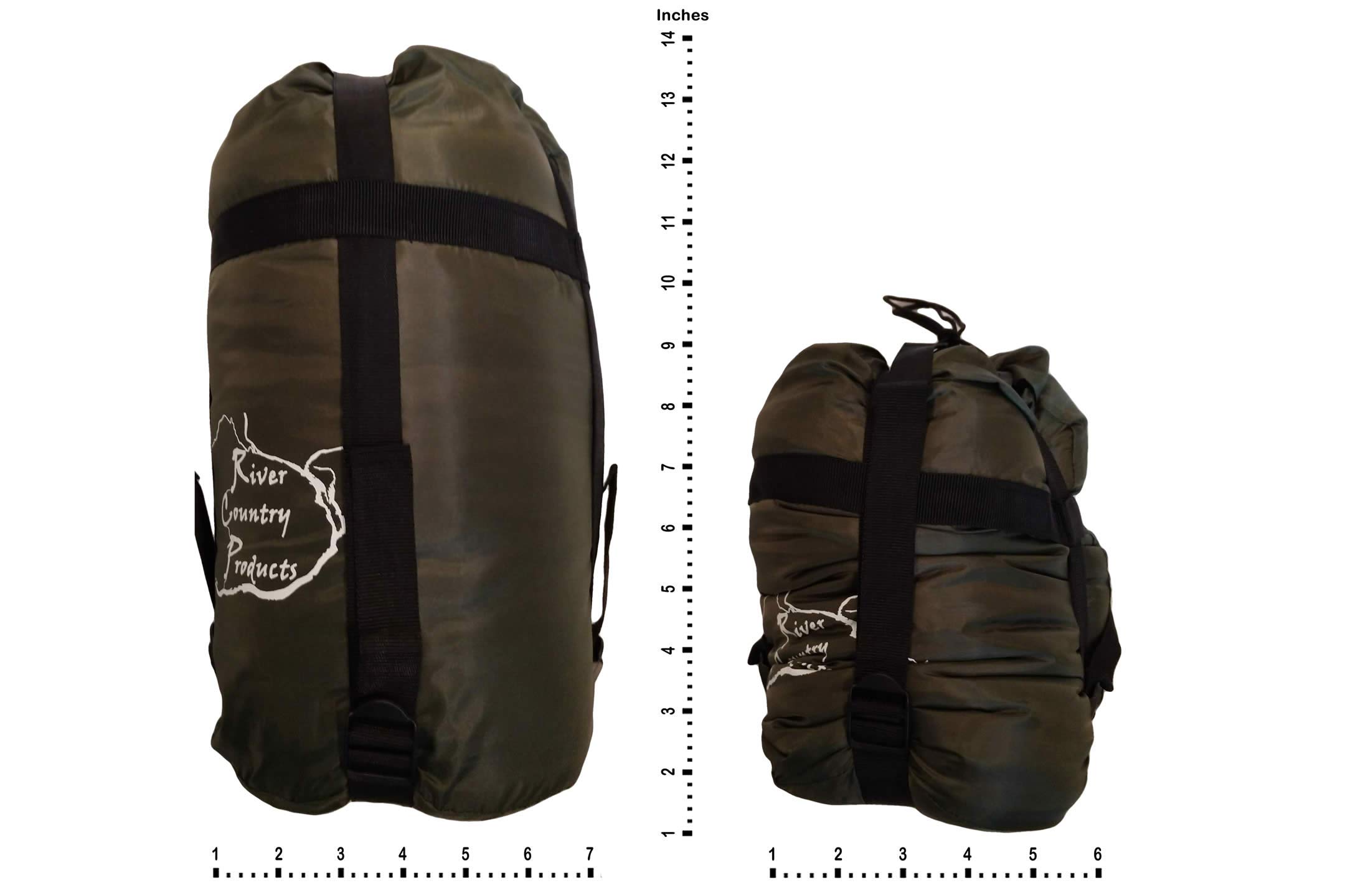 River Country Products Sleeping Bag, Sleeping Pad, Pillow Combo Set