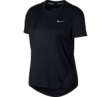 Nike Damen W Nk Miler Top Ss T-Shirt