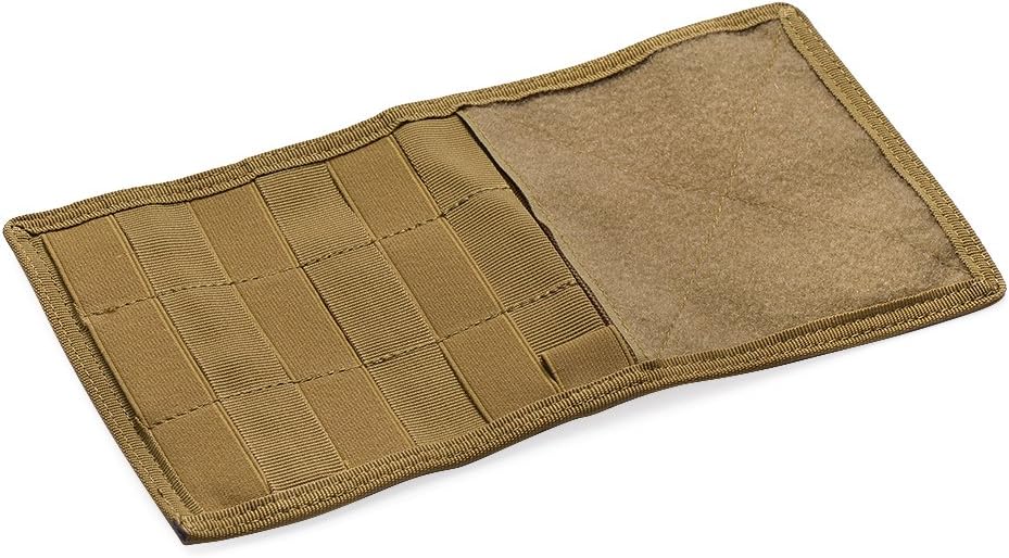 Car Sun Visor Organizer，Car MOLLE Visor Panel，Perfect Minimalist Design (Brown)
