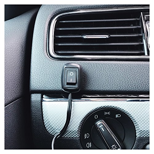 JIANFA Car DIY Switch Water Drop Shape Button Switch OFF/ON DC 12V For Fog Lights, DRL, LED Light Bar, etc