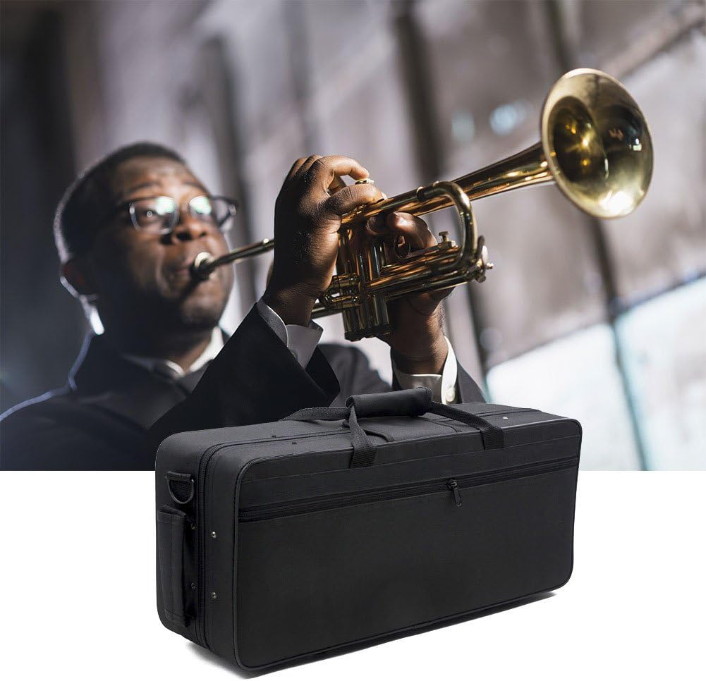 Brass Instruments 600D WaterResistant Trumpet Bag Box Foam Cotton