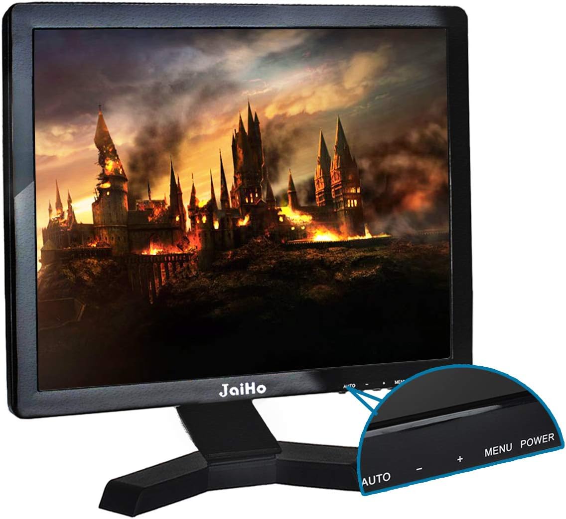 JaiHo 19 Inch 1280x1024 TFT LCD HDMI HD Monitor Color Screen Home Security Monitor with BNC/VGA/AV/HDMI/USB Earphone Output, Built-in Speaker - Image 3
