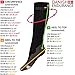 DANISH ENDURANCE Graduated Compression Socks (Black 1 Pair, US Women 11-13 // US Men 9.5-12.5)