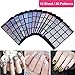 Nail Stencils, ETEREAUTY 180 Pieces Nail Vinyls Stencil Sticker Sheets for Nail Art Design
