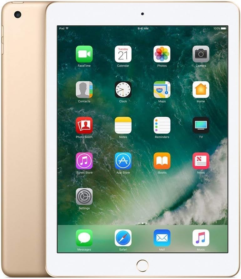 Apple iPad 9.7 (5th Gen) 32GB Wi-Fi - Gold (Renewed)