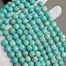 MJDCB Best Sellers Stone Beads Turquoise Round Loose Beads for Jewelry Making DIY Bracelet Necklace (8mm)