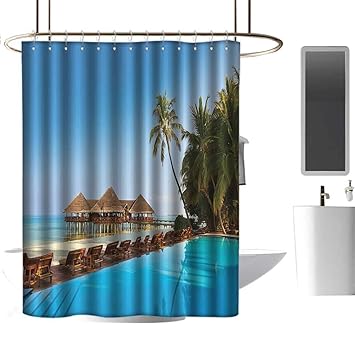 Amazon Com Shower Curtains Neutral Colors Seaside Decor