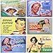 Juvale Funny Vintage Retro Metal Tin Signs (6 Pack), 12 x 8 Inches