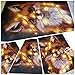 5D Diamond Painting Kits for Adults Kids, Christmas Lights Fox Full Drill Diamond Embroidery Big Size Art Craft for Home Wall Decor 18x12 Inch