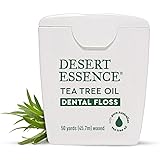 Desert Essence Tea Tree Oil Floss, 50 Count, Pack of 6