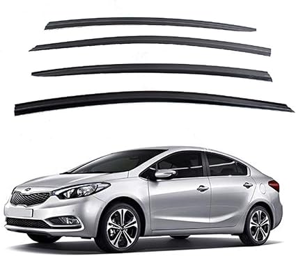 Amazon Com New Smoked Door Visor K901 129 For Kia K3 Forte 2012 2018 Weather Shield Windown Visor Car Electronics