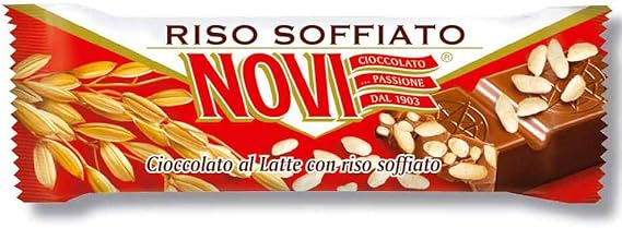 Novi Barrette Cioccolato Al Latte Con Riso Soffiato 21 Gr 30 Amazon It Alimentari E Cura Della Casa