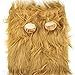 6MILES 1 Pcs Light Brown Adjustable Washable Comfortable Funny Lion Mane Wig with Ears for Dog and Cat Costume Pet Fancy Hair Clothes Dress, Large