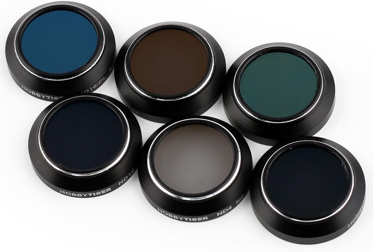 HOBBYTIGER Kit-6Pack ND4, ND8, ND16, ND32, MCUV, CPL Camera Lens Filter Compatible with DJI Mavic Air