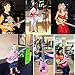 8 Colors Inflatable Guitar 35inch Rock Star Guitar Set, Inflatable Rock 'N Roll Electric Guitar for 80s 90s Themed Party ,Adults Children’s Birthday Party and Wedding Decorations