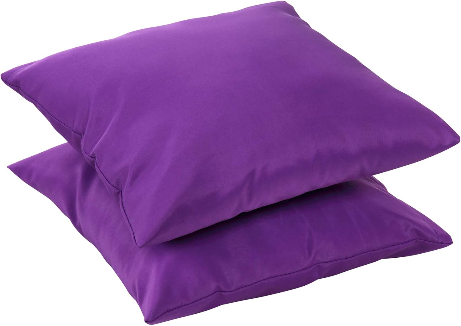PROHIKER Set of 2 Decorative Sqaure Polyester Throw Pillow for Patio Conversation Sofa Set, 20X20IN Purple: Home & Kitchen