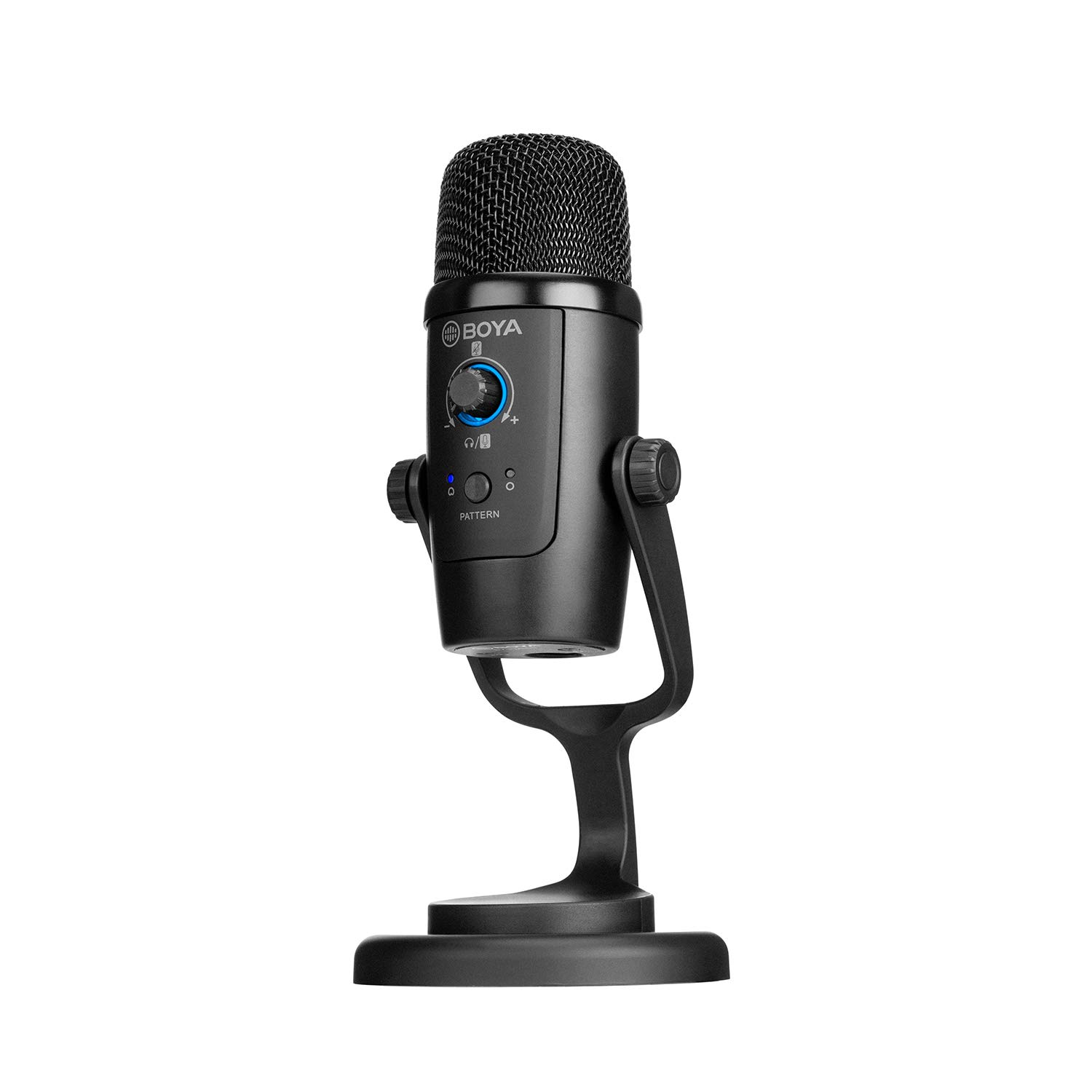 USB Condenser Microphone, BOYA BY-PM500 USB Studio Microphone for Windows, Mac & PC, with Detachable Stand for Vocals, YouTube Streaming, Gaming, Conference Call, ASMR, Podcast Video Recording