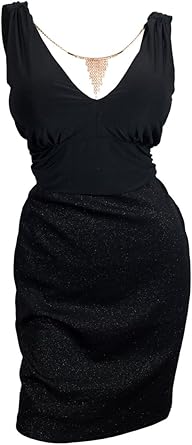 black empire waist dress plus size