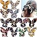 JOYOYO 12Pcs Big Bow Hair Scrunchies Silky Bunny Scrunchy Elastic Hair Bands Hair Ponytail Holder Scrunchy Ties Vintage Accessories for Women Ladies