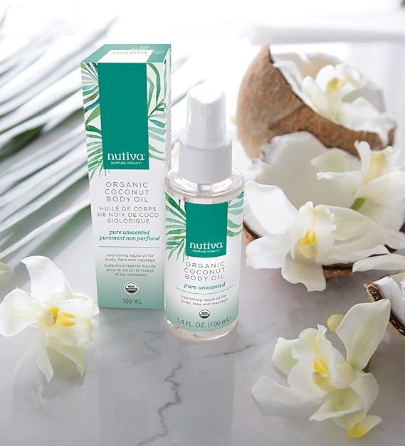 nutiva organic coconut body oil